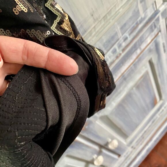 CARMEN by Carmen Marc Valvo Sequin Cocktail Dress - M - Picture 6 of 10